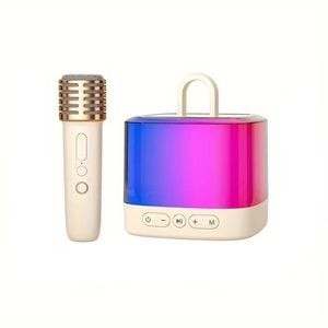 Mini Karaoke Machine With Wireless Microphones