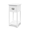Artiss Thyme White 1 Drawer Bedside Table