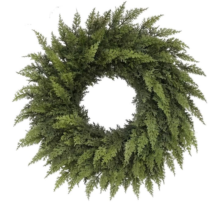 Lifebay Artificial Pine Cypress Wreath Holiday Decor