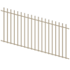 ProtectorAl 1201-2400W x 1200H Paperbark Batten Pool Fence Panel Raked Up to 15º
