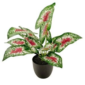 UN-REAL 40cm Artificial Purple Caladium