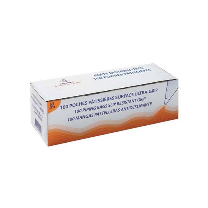 Matfer Bourgeat Disposable Pastry Bag - 530mm, Polyethylene, Clear, Pack of 100