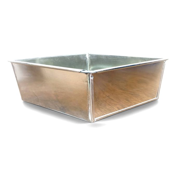 CESCO Square Silver Cake Tin Steel (76 mm x 203mm)