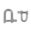 Swimerz Stainless Steel D Shackles, Size 1, 10 Pack