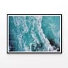 Close-Up of a Wave in the Ocean  Print 100% Australian Made 120x90cm  (Poster)