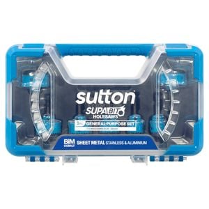 Sutton Tools 20-38mm 8 Piece Bi-Metal Impact Hex Shank Set