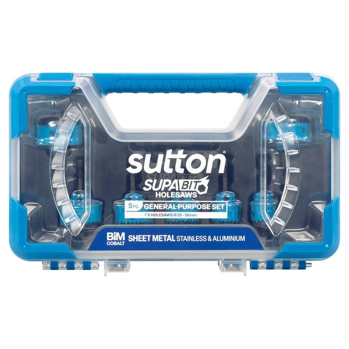 Sutton Tools 20-38mm 8 Piece Bi-Metal Impact Hex Shank Set