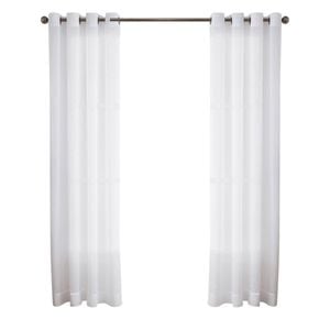 Smart Home Products 270 - 340 x 223cm White Coco Net Eyelet Curtain - 2 Pack