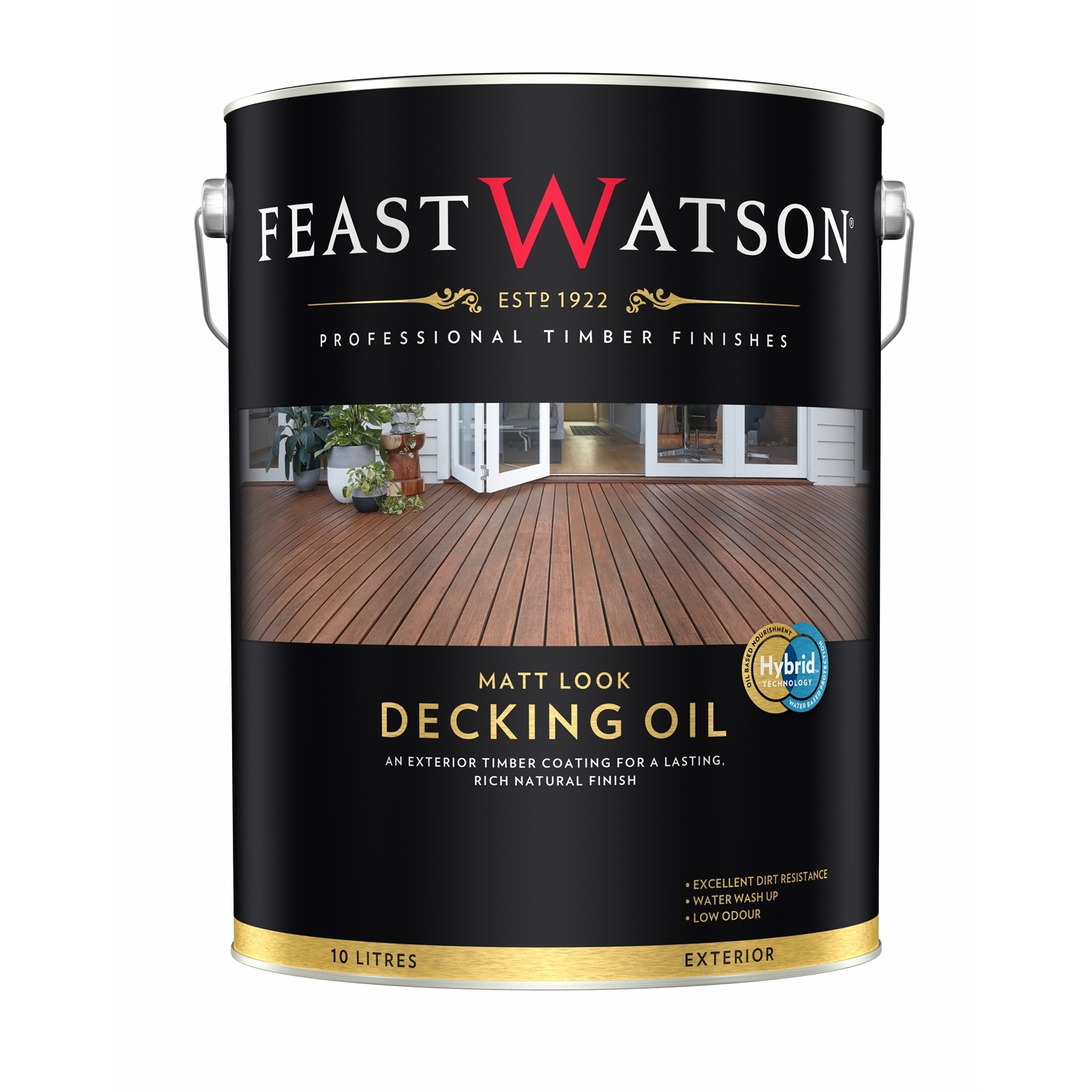 Feast Watson 10L Jarrah Matt Look Decking Oil product image