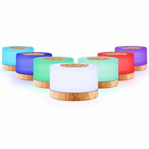 Devanti 500ml Aroma Diffuser Aromatherapy Light Wood