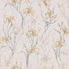 Wallpaper Trader Iris Wallpaper Roll 10.05m x 53cm, Gold