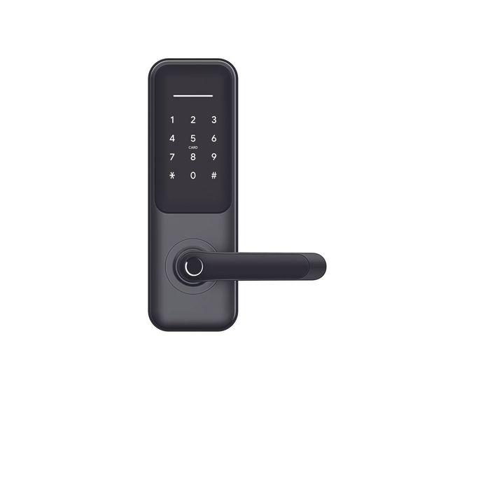 Austyle 235 x 75mm Matt Black Digital Lever Latch Set