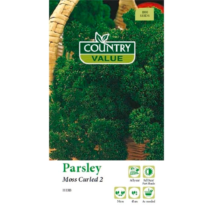 Country Value Seed Parsley Moss Curled
