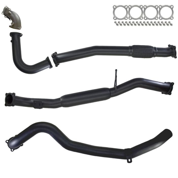 Ignite Exhausts Turbo Back For Nissan Gu Patrol 4.2l Coil Spring Ute 3" Dump Pipe & Hotdog 409 Stainless Steel