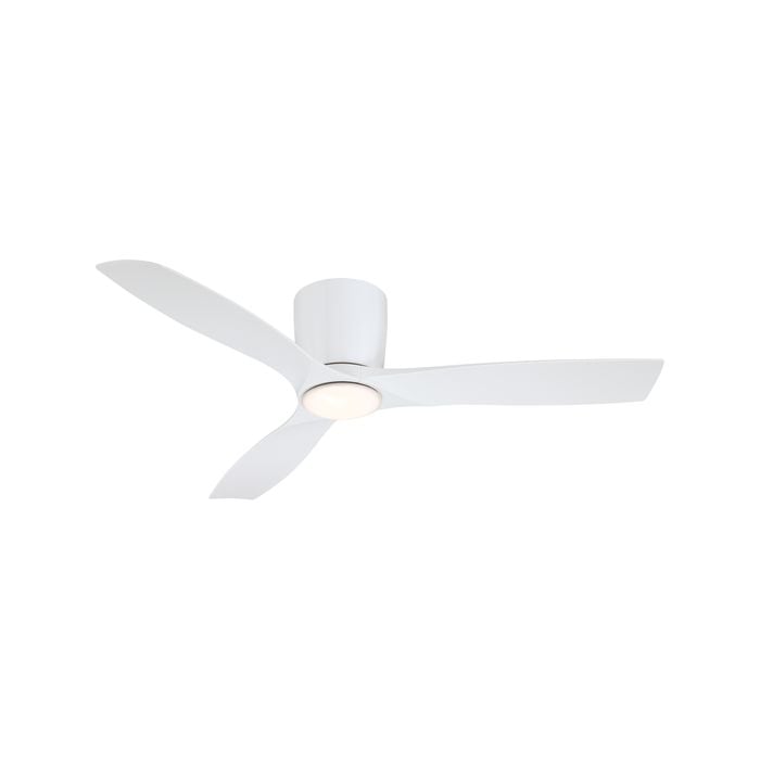 Mercator Smart Grid Connect 132cm White 3 Blades Aleno Close Ceiling Fan With Tricolour LED