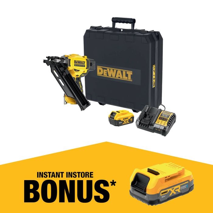 DeWALT 18V XR 33 Degree 90mm Framing Nailer Kit - 5.0Ah DCN930P1-XE