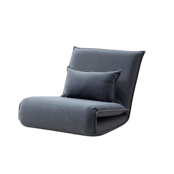 MIUZ 1-Seater Lazy Floor Sofa Chair Foldable Adjustable with Backrest Support