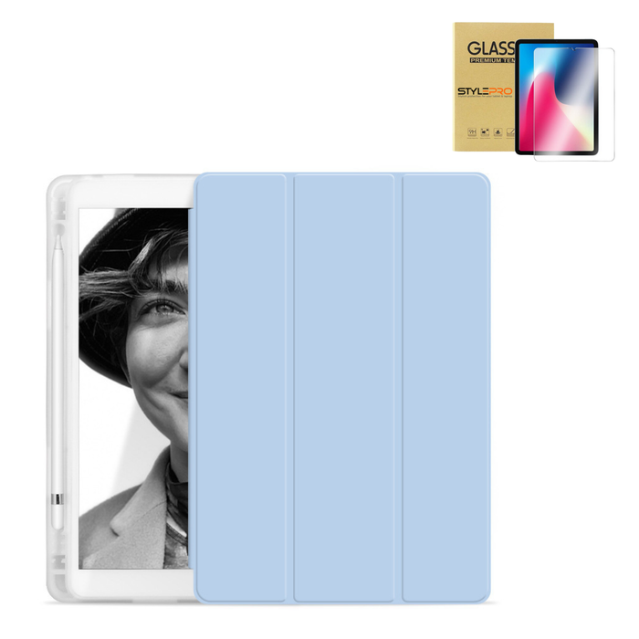 Stylepro Combo, Ipad Mini Folio Case + Screen-protector, Ice Blue