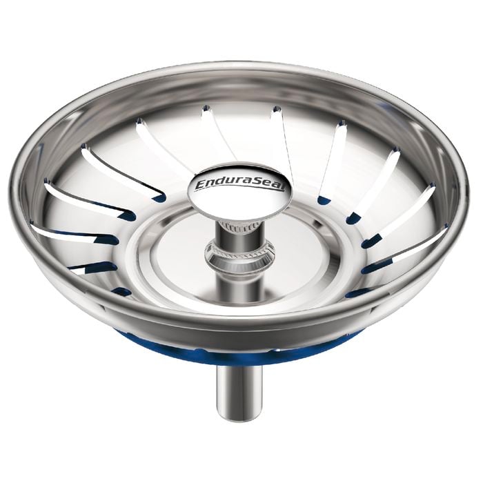 Enduraseal Stainless Steel Sink Strainer With Angled Slots - 2 Pack