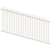 ProtectorAl 1201 - 2400 x 1200mm Surfmist Raked Up to 15º Picket Top Pool Fence Panel