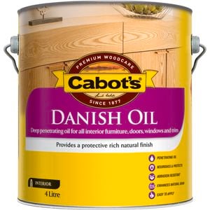 Cabot's 4L Clear Danish Oil