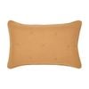 2pc Linen House Somerst Cinnamon Brown Cotton Muslin Pillow Sham Set 50x75cm