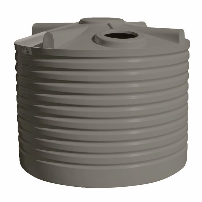 Clark Tanks 5000L Squat Round Poly Water Tank - Birch Grey