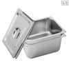 SOGA 2X 1/2 GN Pan 20cm With Lid – Stainless Steel