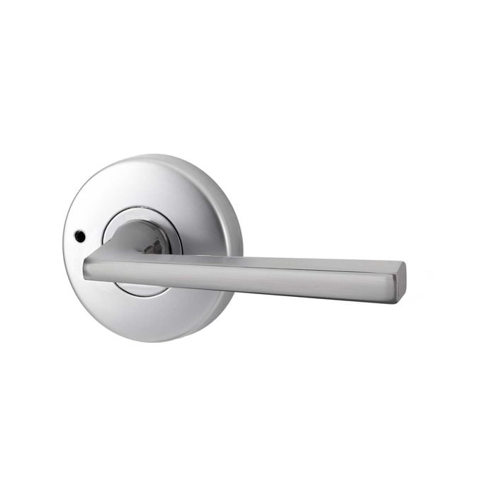 Lockwood Satin Chrome Pearl Velocity Hakea Privacy Leverset