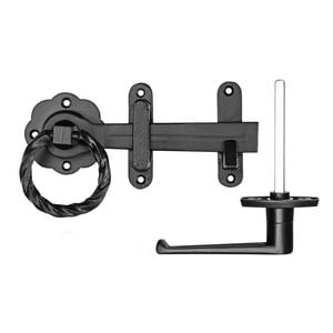 Pinnacle Black Colonial Gate Latch