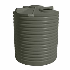 Clark Tanks 5000L Round Poly Water Tank - Earthtone