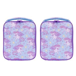 2PK Splosh Out & About Mermicorn Kids/Children Insulated Lunch Bag 25cm Purple
