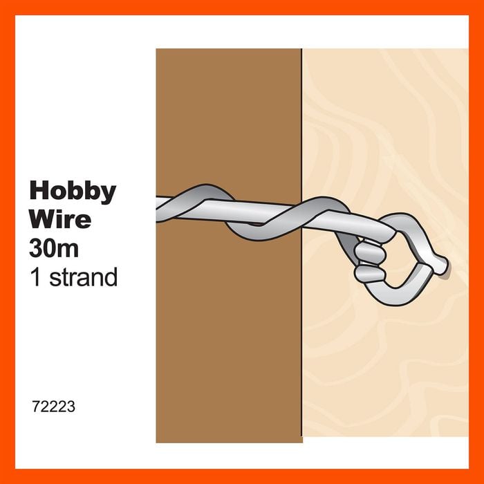 Everhang 30.5m Zinc Plated Picture Hanging Hobby Wire