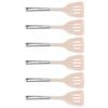 6PK Porto Zest Stainless Steel/Nylon 34cm Slotted Turner Kitchen Utensil