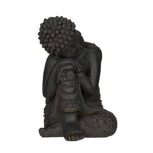 Northcote Pottery 25cm Charcoal Buddha Statue