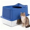 Advwin Enclosed Cat Litter Box Stainless Steel
