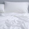 Canningvale Vintage Softwash Size Super King Sheet Set White