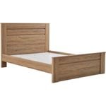 Jason Wooden Double Bed Frame - Dark Oak