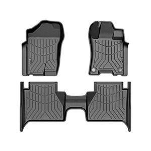 Kiwi Master 3d Tpe Car Floor Mats  W/ Cup Holder For Nissan Navara Np300 D23 2015-current