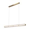 Lexi Lighting Elara LED Pendant Light Gold Metal Glass Acrylic 3000LM Dimmable