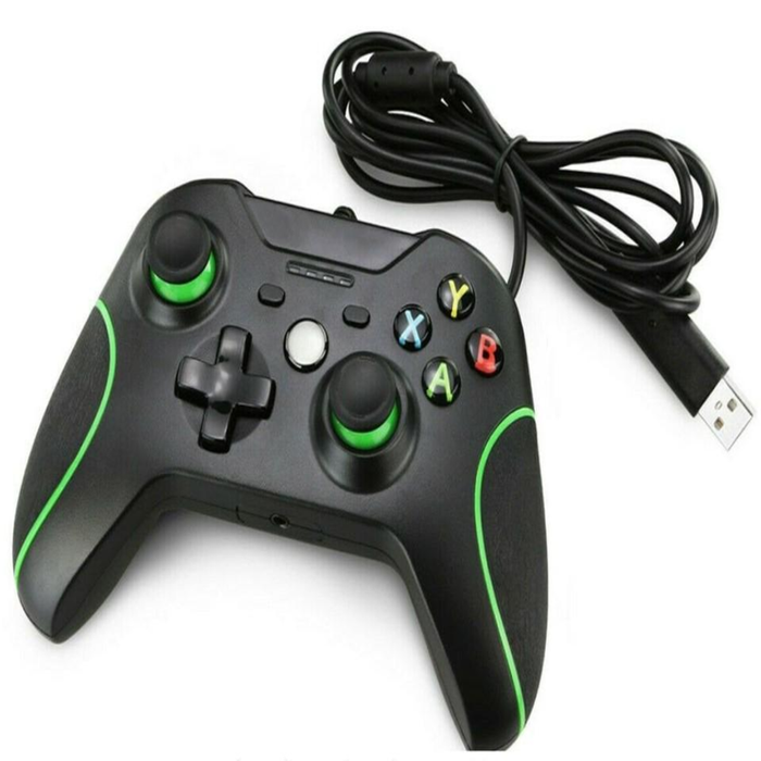 Wired Usb Controller Gamepad Compatible For Microsoft Xbox One / Slim / Pc Windows