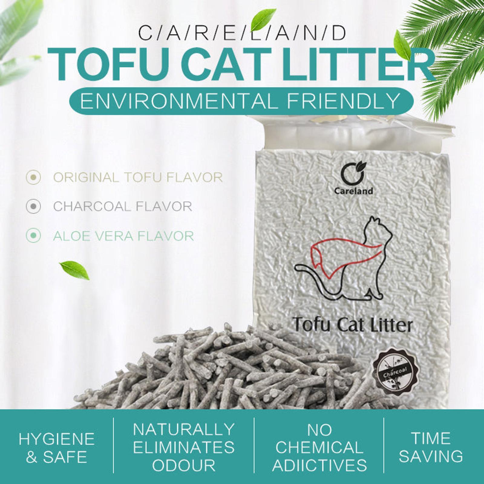 6 Litre Plant based Tofu Cat Litter Charcoal Flavor Bunnings Australia