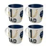 4x Nostalgic-art Ceramic Mug Number 1 Dad Retro Design 330ml Fathers Day Gift