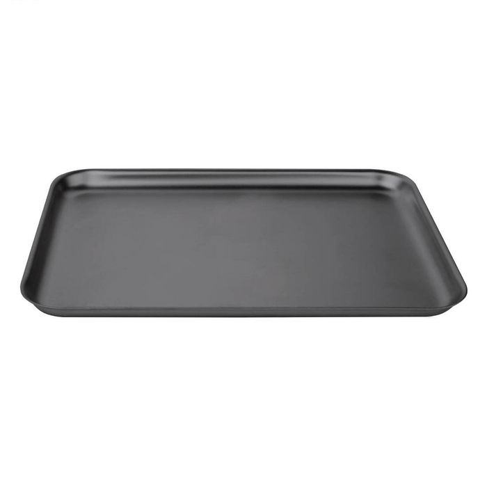 Vogue Baking Tray Anodised Aluminium Rectangular 368mm Commercial Kitchen Ovenware