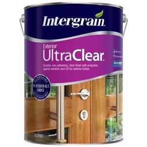 Intergrain 10L UltraClear Gloss Exterior Timber Varnish