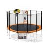Kahuna Blizzard 16ft Trampoline With Basketball  Orange