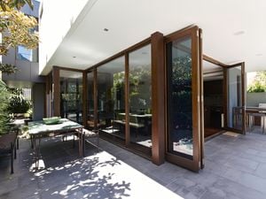 Closeup of the valve of a gas bottle