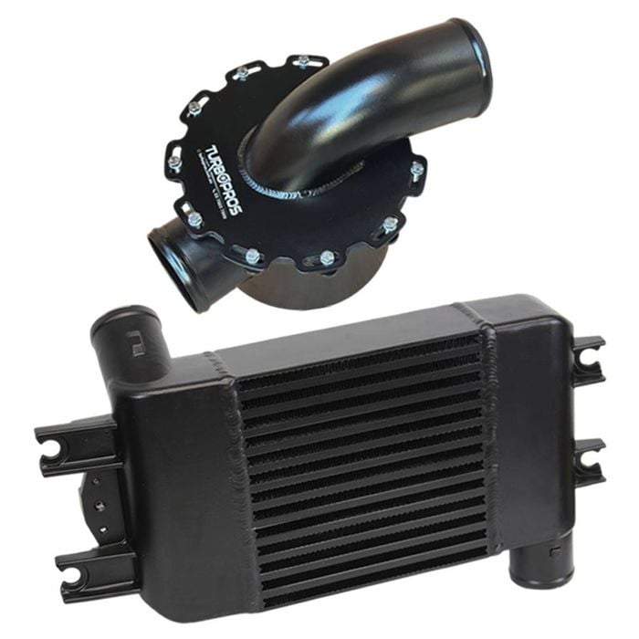 Upgrade Aluminium Intercooler And Air Box For Nissan Patrol Gu Zd30 3.0l Common Rail 2007-2016