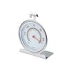 Mastercraft Round 10cm Stainless Steel Fridge Freezer Thermometer - Silver