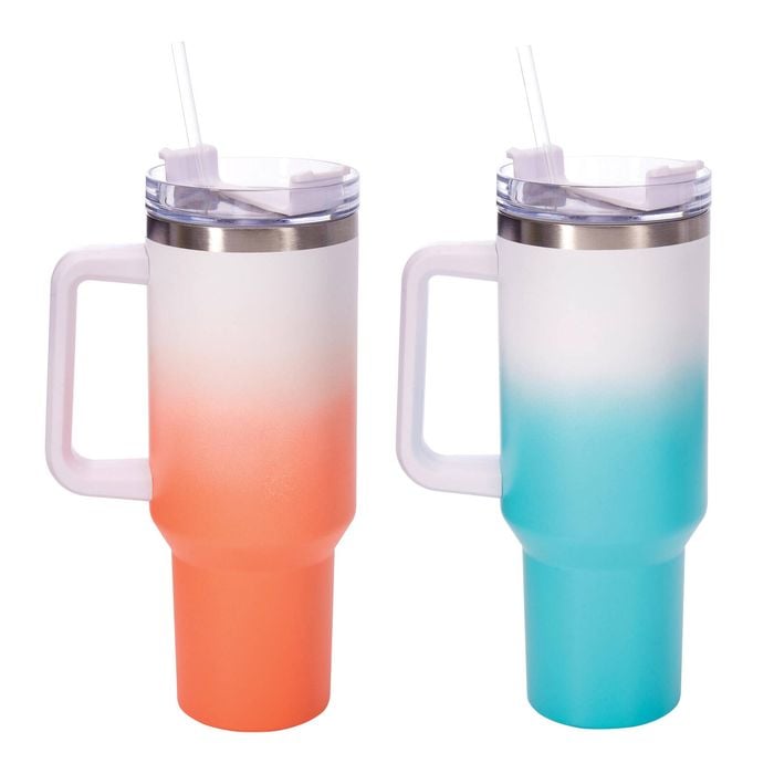 Isgift Two Tone 40oz Mega Mug (2 Asst) Assorted 9.8x9.8x26.6cm